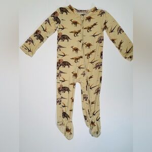 Posh Peanut Dino Zip Pajamas Size 18-24M